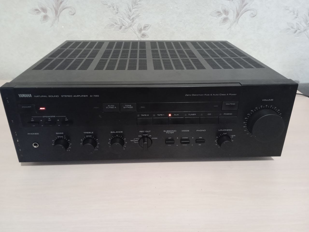 Yamaha A-720 после ремонта